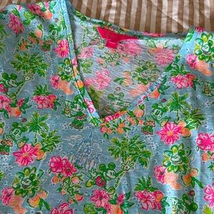 Floral Disney Lilly Pulitzer V-Neck Top